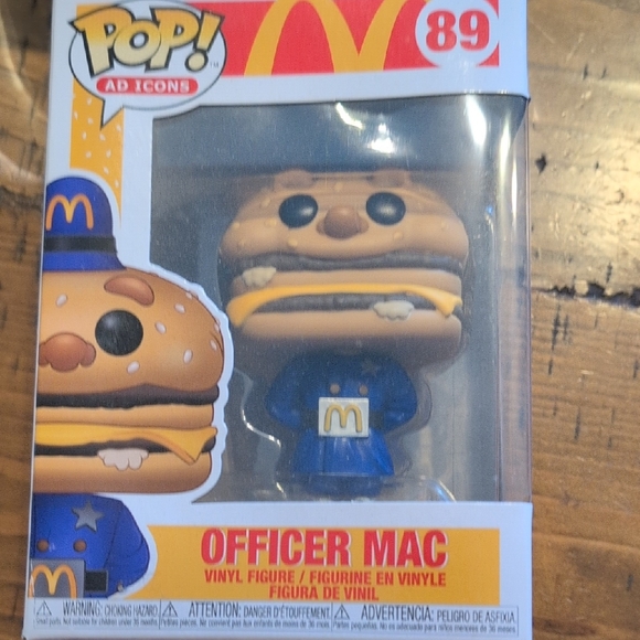 Funko Pop Ad Icons Officer Mac in Blue and Brown